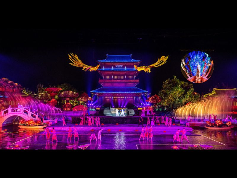 江蘇鹽城東臺高新區(qū)東進路兩側(cè)樓宇照明及東湖水秀燈光亮化工程